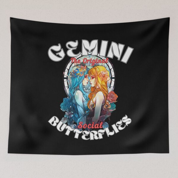 Item preview, Gemini: The Original Social Butterflies. gemini sayings designed and sold by ZodiacWonders.