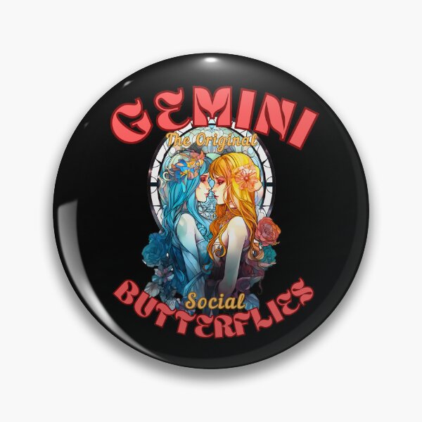 Item preview, Gemini: The Original Social Butterflies. gemini june designed and sold by ZodiacWonders.