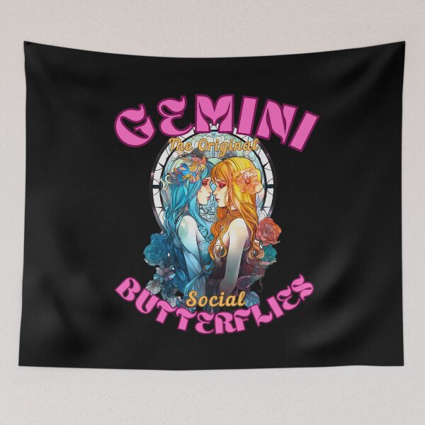 Item preview, Gemini: The Original Social Butterflies. gemini lovers designed and sold by ZodiacWonders.