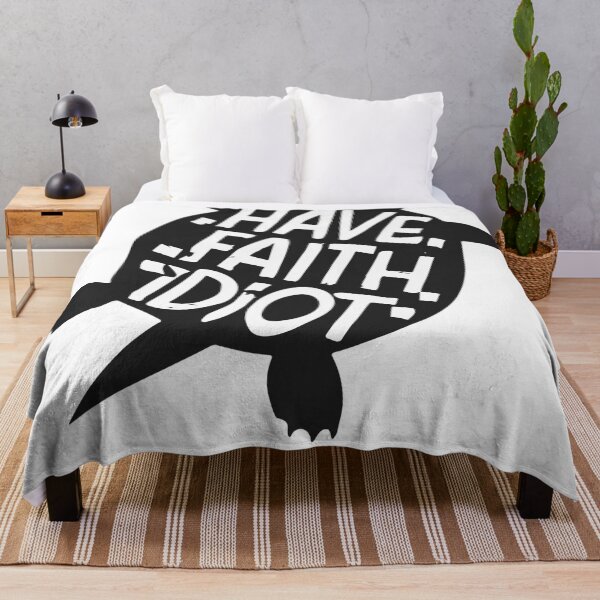 Item preview, Have Faith Idiot Motivational Turtle Artwork designed and sold by Collision19.