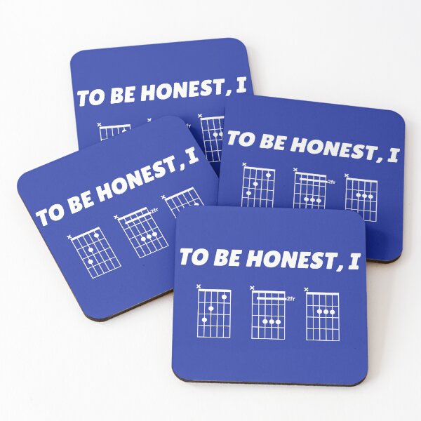Item preview, To be honest, I CBA (guitar chords) designed and sold by guvnaguitars.