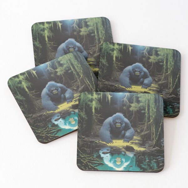 Item preview, A yeti's pity party in the neon swamps designed and sold by sethbdoe.