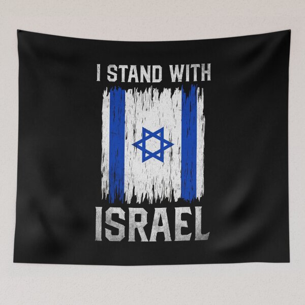 Item preview, I Stand With Israel Israel Flag Israeli  designed and sold by JoyceMeme.
