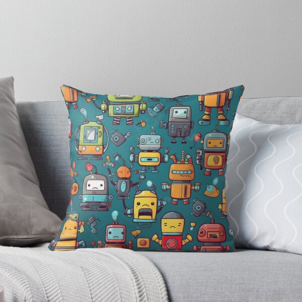 Aperçu de l'œuvre Modèle de robots de dessin animé créée et vendue par DigiMagicStore.