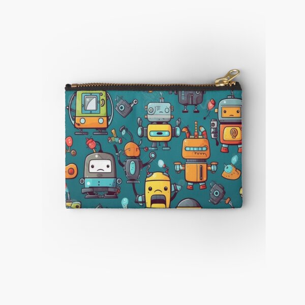 Item preview, Cartoon Bots Pattern  designed and sold by DigiMagicStore.