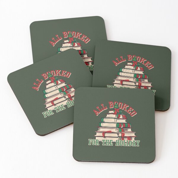 Item preview, All booked for the holiday. Book piles Christmas tree. designed and sold by VieBelieve.