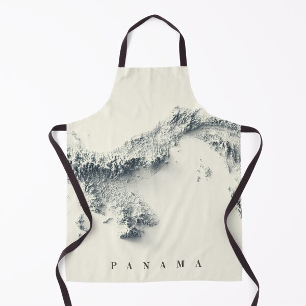 Item preview, Panama Shaded Relief Map 3D digitally-rendered designed and sold by ThinkAboutMaps.