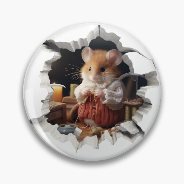 Item preview, Ratón 3D en Mousehole, Costura designed and sold by PictoParade.