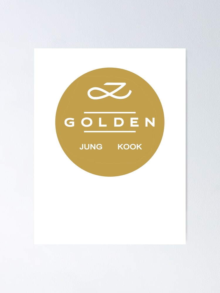 Jungkook Golden Poster for Sale by bangtanofficial