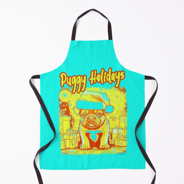 Item preview, Pug HAPPY HOLIDAYS 37 alternative 2 PUGGY HOLIDAYS designed and sold by RedBluffTraders.