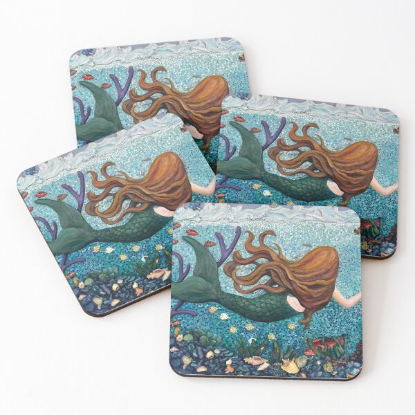 Item preview, MERMAID MOSAIC designed and sold by BridgetBresser.