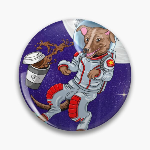 Item preview, Laika Space Coffee Print designed and sold by RedBrigade.