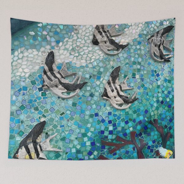 Item preview, ANGELFISH MOSAIC designed and sold by BridgetBresser.