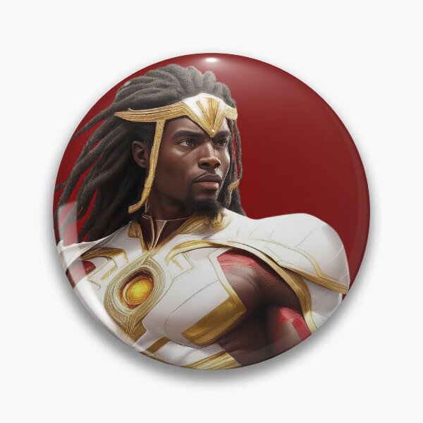 Item preview, African Super hero Afro hair street wear urban style designed and sold by Carlos Gudino.