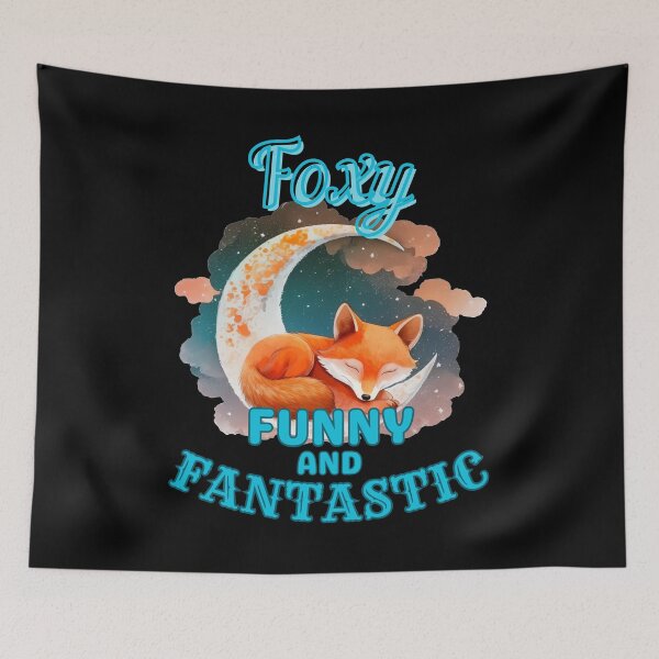 Item preview, Foxy, Funny, And Fantastic. snow fox designed and sold by FoxVibes.