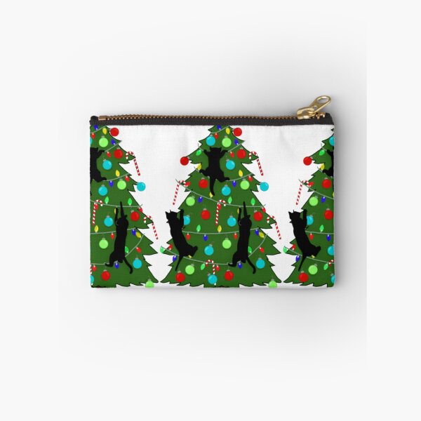 Item preview, Cats climbing the Christmas tree designed and sold by Artistkhg.