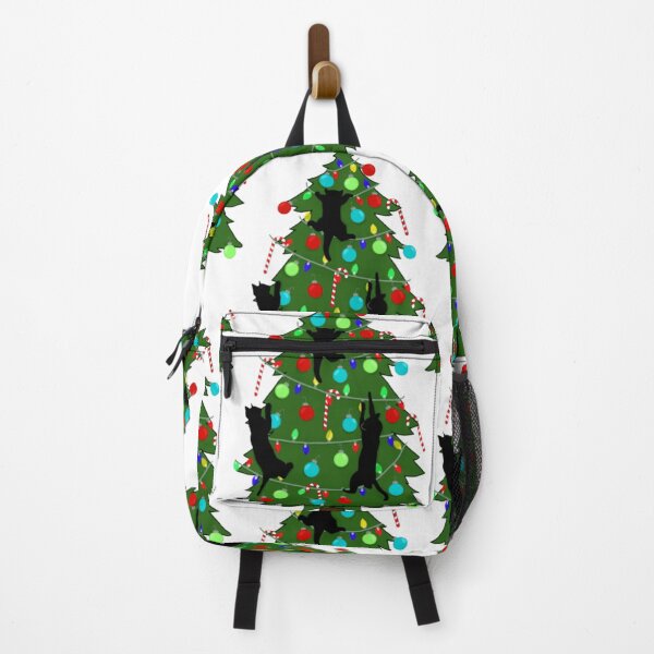 Item preview, Cats climbing the Christmas tree designed and sold by Artistkhg.