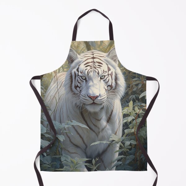 Item preview, White Jungle Tiger designed and sold by Elisabeth Lucas.