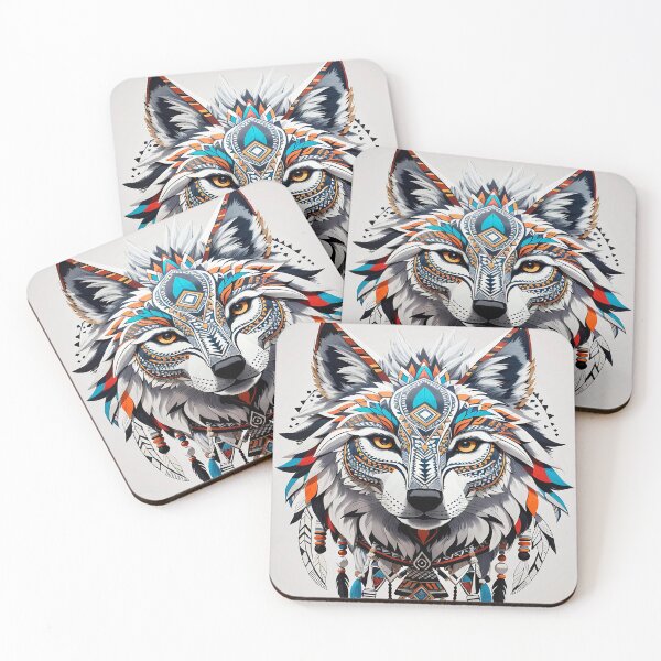 Item preview, Totem Wolf Spirit Animal designed and sold by martinestella.
