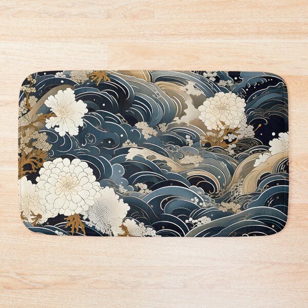 Item preview, japanese komono fabric print designed and sold by dcrc.