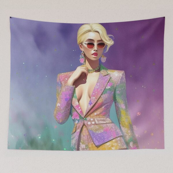 Item preview, Watercolor southern fashion print  designed and sold by Roxburylane.
