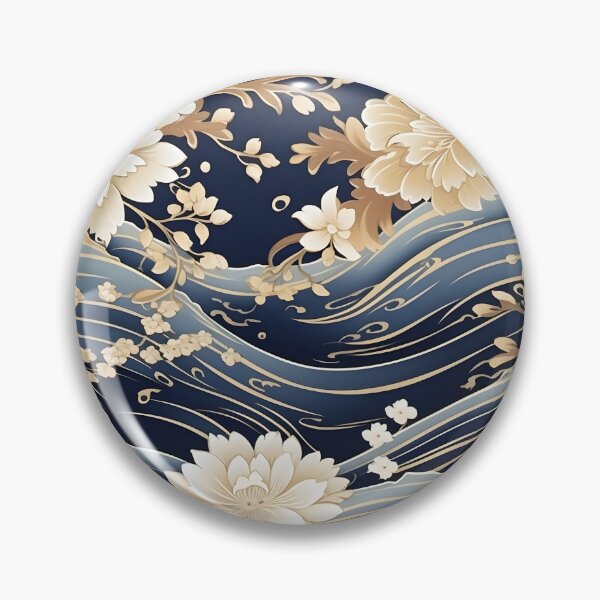 Item preview, japanese komono fabric print designed and sold by dcrc.