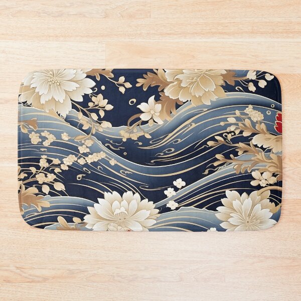 Item preview, japanese komono fabric print designed and sold by dcrc.