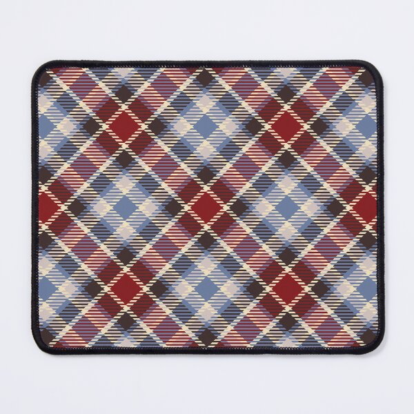 Item preview, Purple, blue and gray checkered plaid pattern designed and sold by Osting.