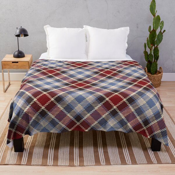 Item preview, Purple, blue and gray checkered plaid pattern designed and sold by Osting.