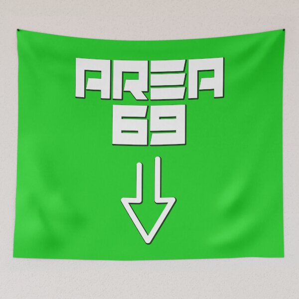 Item preview, Area 69 funny design designed and sold by GreenGuyTees.