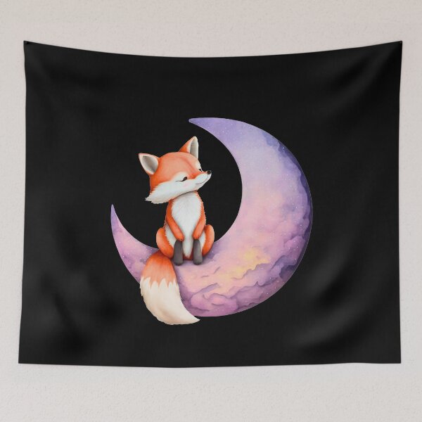 Artikelvorschau, Fuchs-Aquarell entworfen und verkauft von FoxVibes.