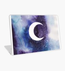 space (crescent moon) Laptop Skin