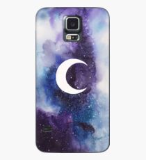 Funda/vinilo para Samsung Galaxy espacio (luna creciente)