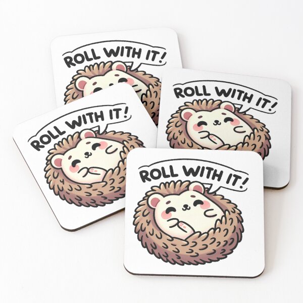 Item preview, Roll with it Hedgehog designed and sold by Shrimp-Shirts.
