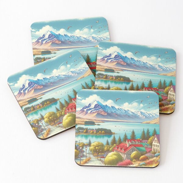 Item preview, Serene Splendor of Lake Tekapo. designed and sold by Era-of-Traveler.