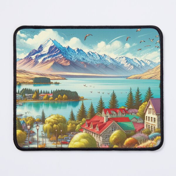 Item preview, Serene Splendor of Lake Tekapo. designed and sold by Era-of-Traveler.