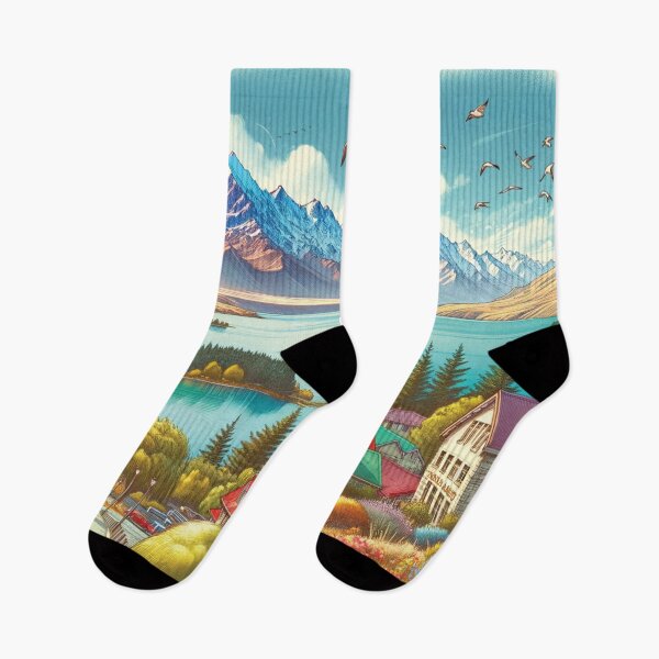 Item preview, Serene Splendor of Lake Tekapo. designed and sold by Era-of-Traveler.