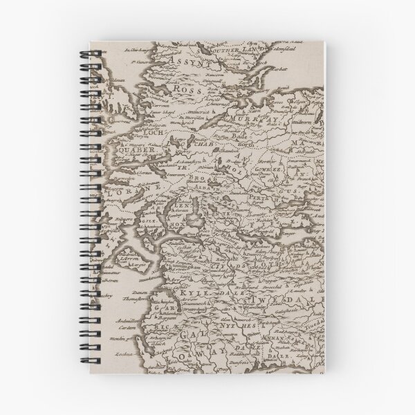 Item preview, Vintage Map of Scotland (1681) designed and sold by BravuraMedia.