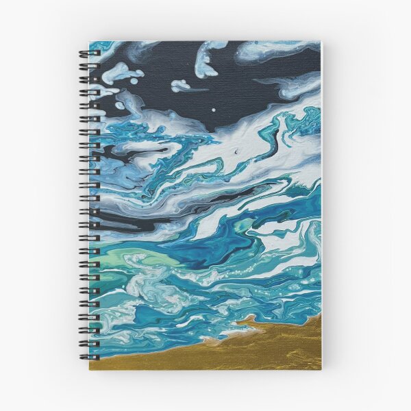 Item preview, BLUE OCEAN PAINT POUR designed and sold by BridgetBresser.