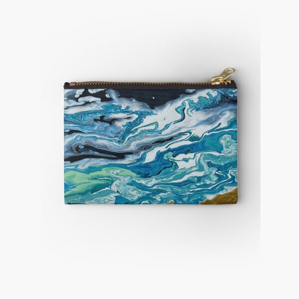 Item preview, BLUE OCEAN PAINT POUR designed and sold by BridgetBresser.