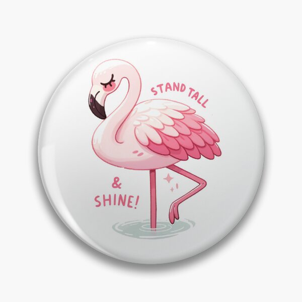 Artikelvorschau, Stehen Sie hoch und strahlen Sie den Flamingo entworfen und verkauft von Shrimp-Shirts.