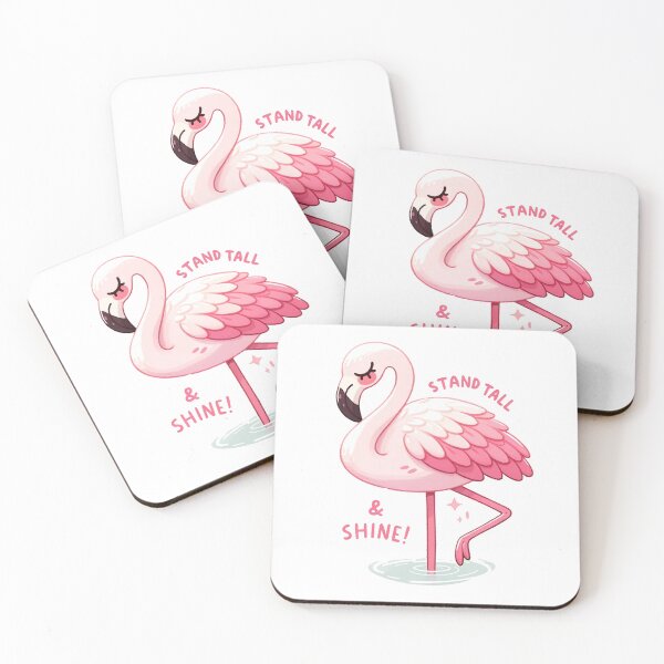 Artikelvorschau, Stehen Sie hoch und strahlen Sie den Flamingo entworfen und verkauft von Shrimp-Shirts.