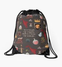 In a land of myth and a time of magic_Merlin Drawstring Bag