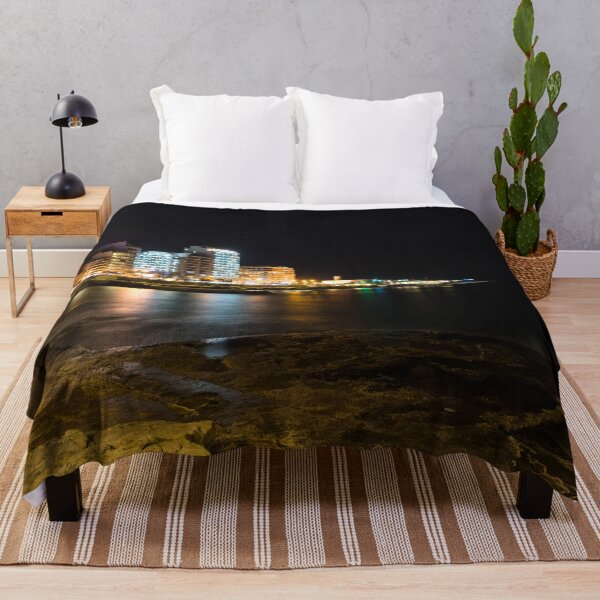 Item preview, Black Night, Bright Lights - Sliema's Famous Waterfront designed and sold by Georgia Mizuleva.
