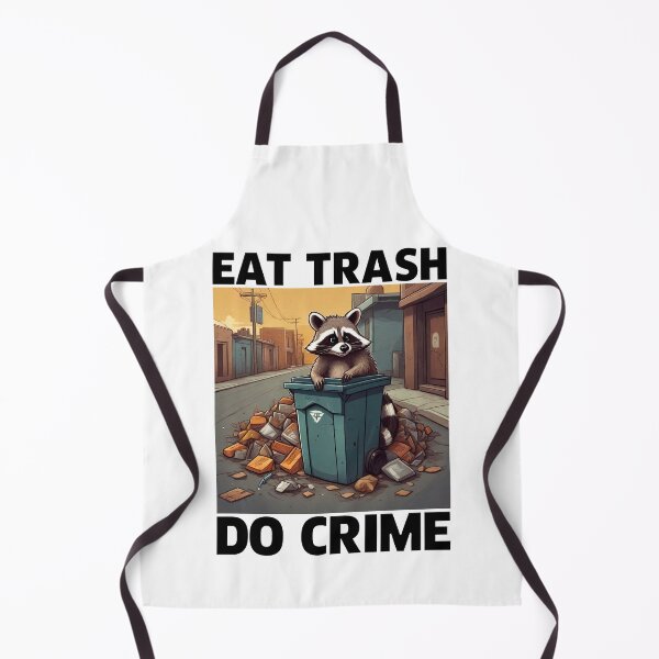 Item preview, Eat Trash Do Crime, Live Fast Eat Trash, Funny Raccoon designed and sold by Porcupine Tees ⭐⭐⭐⭐⭐.