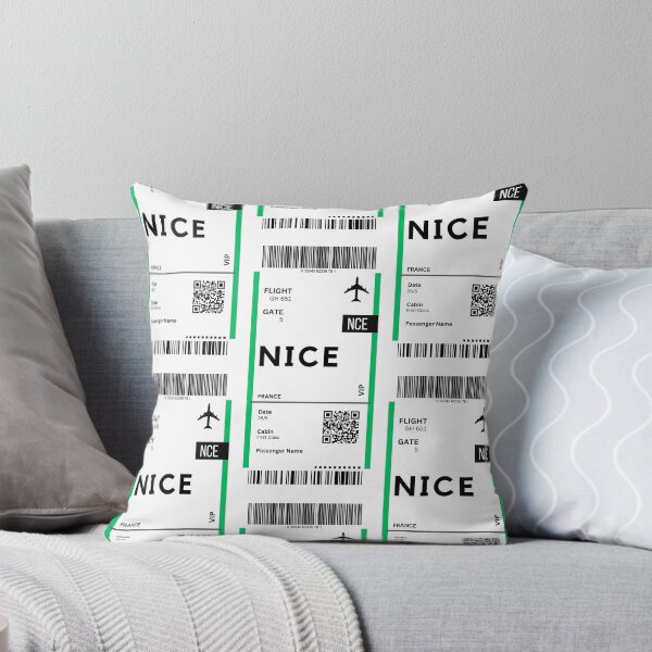 Item preview, Nice, France Airplane Boarding Pass designed and sold by RoamInk.