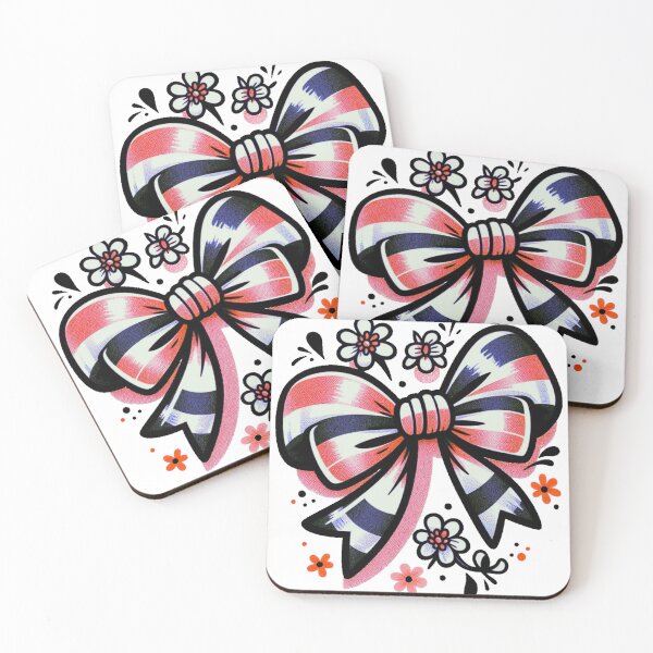 Item preview, Red and Black Bow Graphic Art Illustration designed and sold by Star-Fragment.