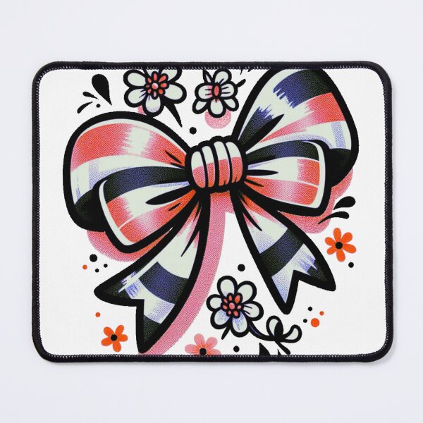 Item preview, Red and Black Bow Graphic Art Illustration designed and sold by Star-Fragment.