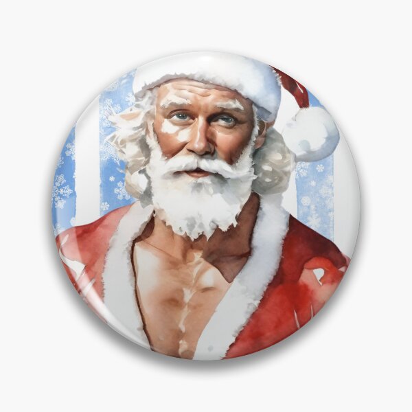 Item preview, Blue Christmas Without You Retro Watercolour Sad Santa designed and sold by FrequencyV.