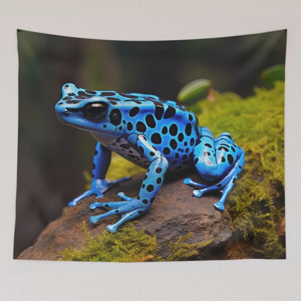 Item preview, Blue Poison Dart Frog 02 designed and sold by Elisabeth Lucas.